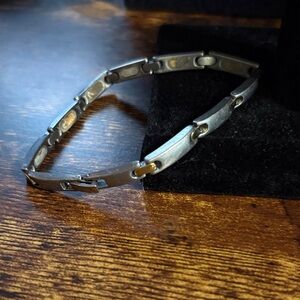 Magnetic Silver & Gold Bracelet